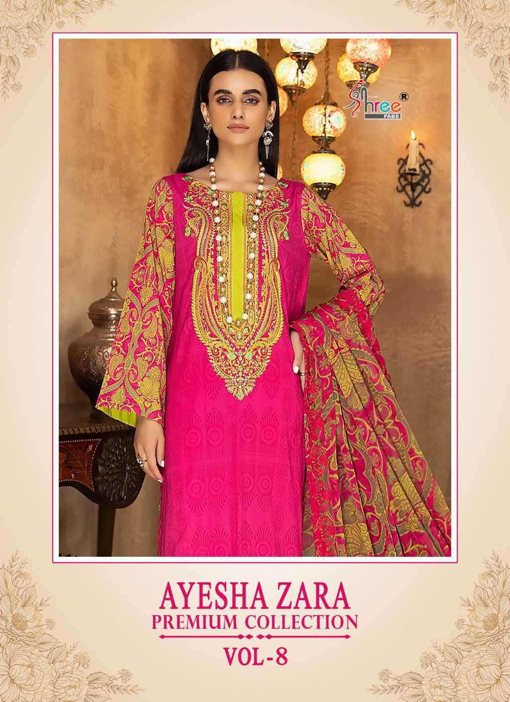 Shree Fabs Ayesha Zara Premium Collection Vol 8
